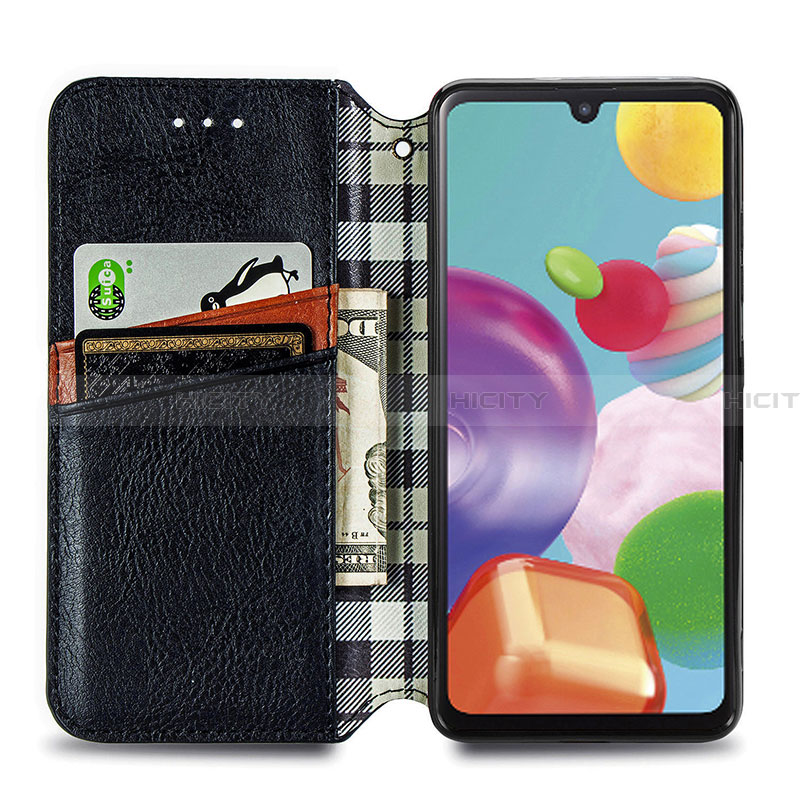 Coque Portefeuille Livre Cuir Etui Clapet S01D pour Samsung Galaxy A41 SC-41A Plus