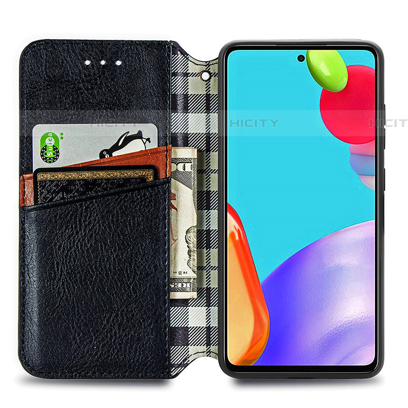 Coque Portefeuille Livre Cuir Etui Clapet S01D pour Samsung Galaxy A52 5G Plus