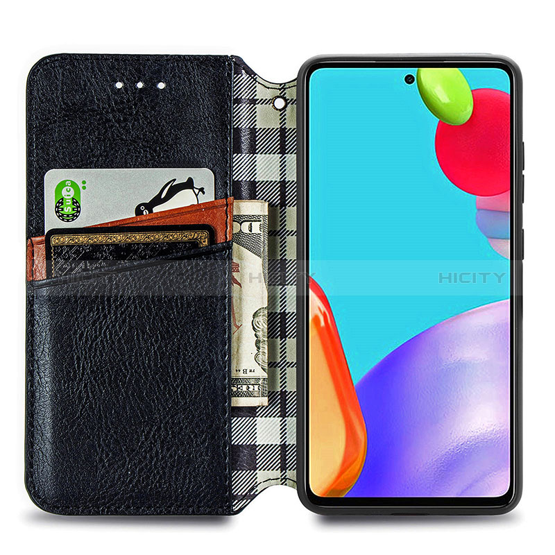 Coque Portefeuille Livre Cuir Etui Clapet S01D pour Samsung Galaxy A52s 5G Plus