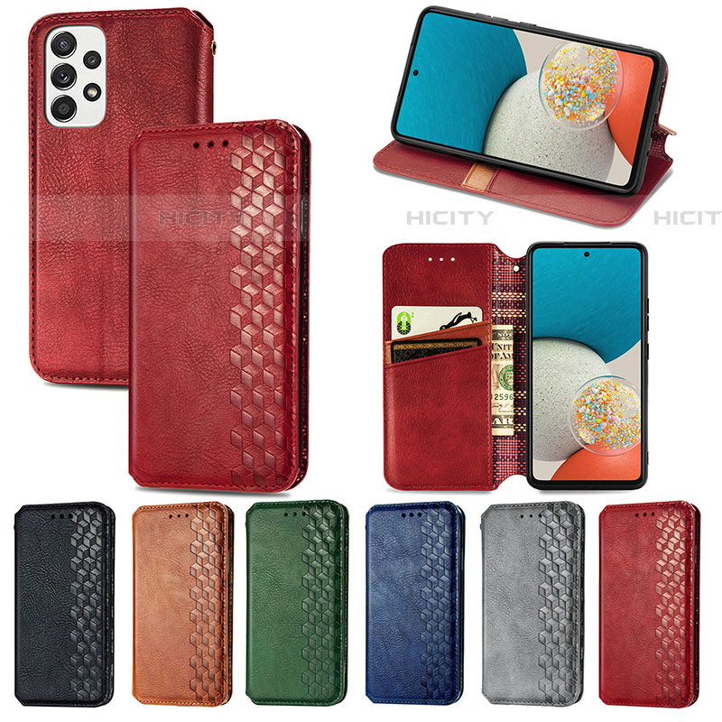 Coque Portefeuille Livre Cuir Etui Clapet S01D pour Samsung Galaxy A53 5G Plus