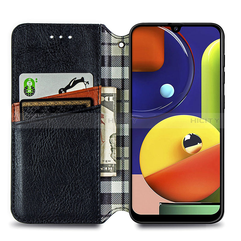 Coque Portefeuille Livre Cuir Etui Clapet S01D pour Samsung Galaxy A70 Plus