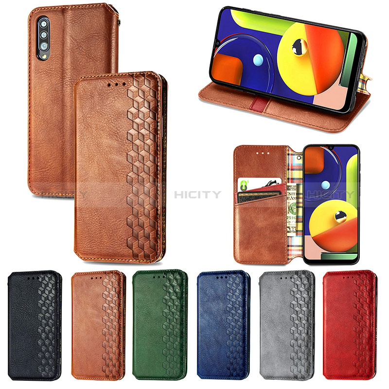 Coque Portefeuille Livre Cuir Etui Clapet S01D pour Samsung Galaxy A70S Plus