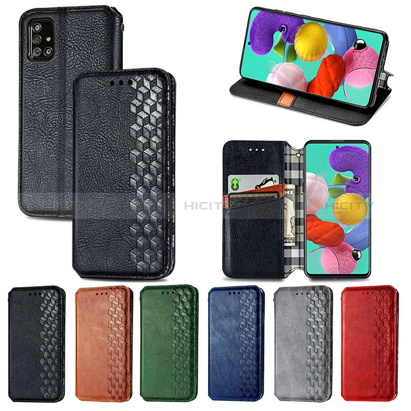 Coque Portefeuille Livre Cuir Etui Clapet S01D pour Samsung Galaxy A71 5G Plus