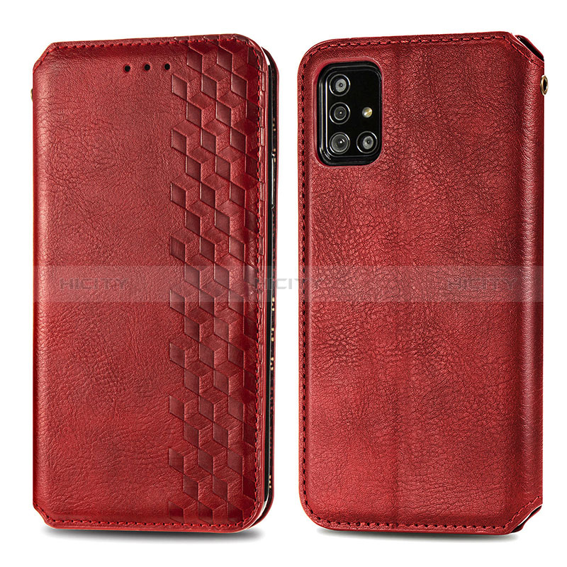 Coque Portefeuille Livre Cuir Etui Clapet S01D pour Samsung Galaxy A71 5G Plus