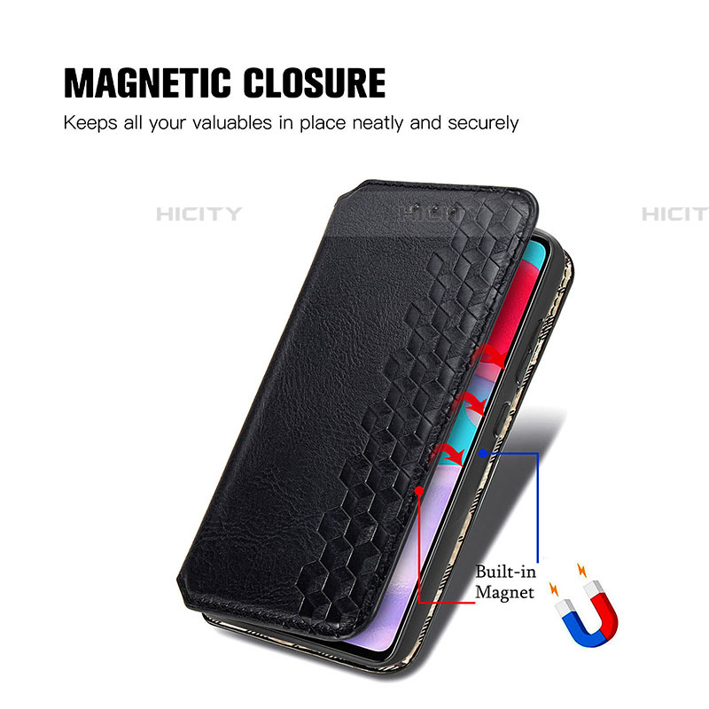 Coque Portefeuille Livre Cuir Etui Clapet S01D pour Samsung Galaxy A72 4G Plus