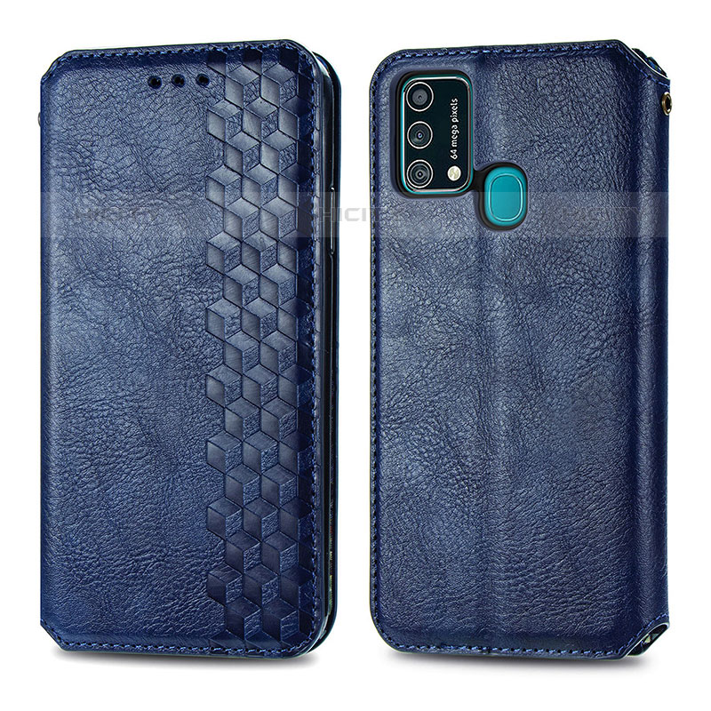 Coque Portefeuille Livre Cuir Etui Clapet S01D pour Samsung Galaxy F41 Plus