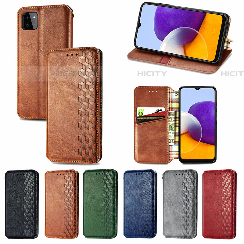 Coque Portefeuille Livre Cuir Etui Clapet S01D pour Samsung Galaxy F42 5G Plus