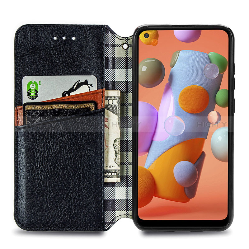 Coque Portefeuille Livre Cuir Etui Clapet S01D pour Samsung Galaxy M11 Plus