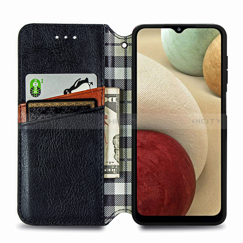 Coque Portefeuille Livre Cuir Etui Clapet S01D pour Samsung Galaxy M12 Plus