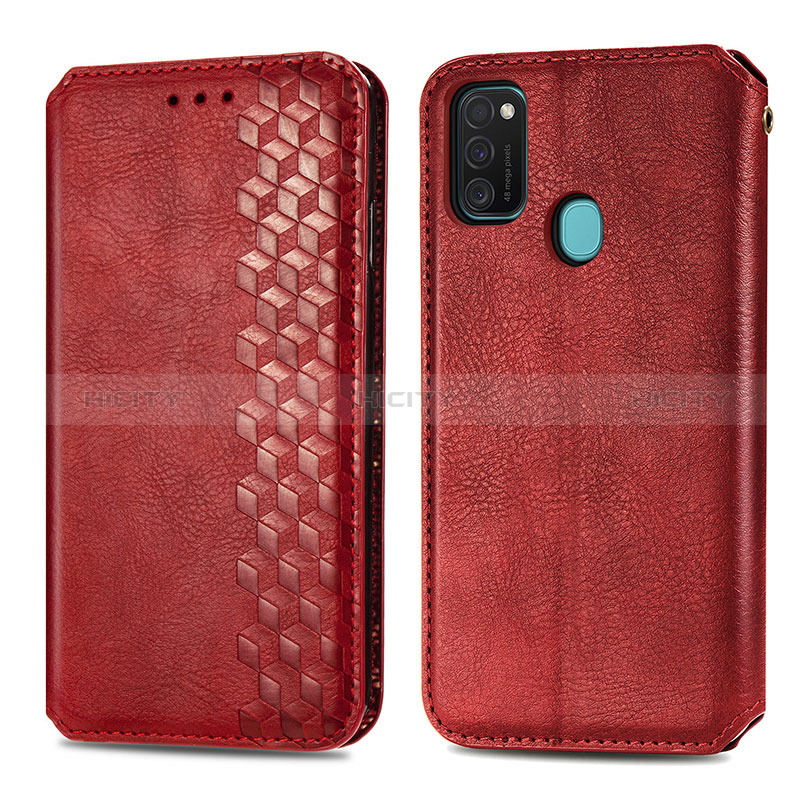 Coque Portefeuille Livre Cuir Etui Clapet S01D pour Samsung Galaxy M30s Plus