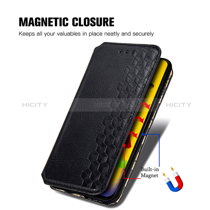 Coque Portefeuille Livre Cuir Etui Clapet S01D pour Samsung Galaxy M31 Prime Edition Plus