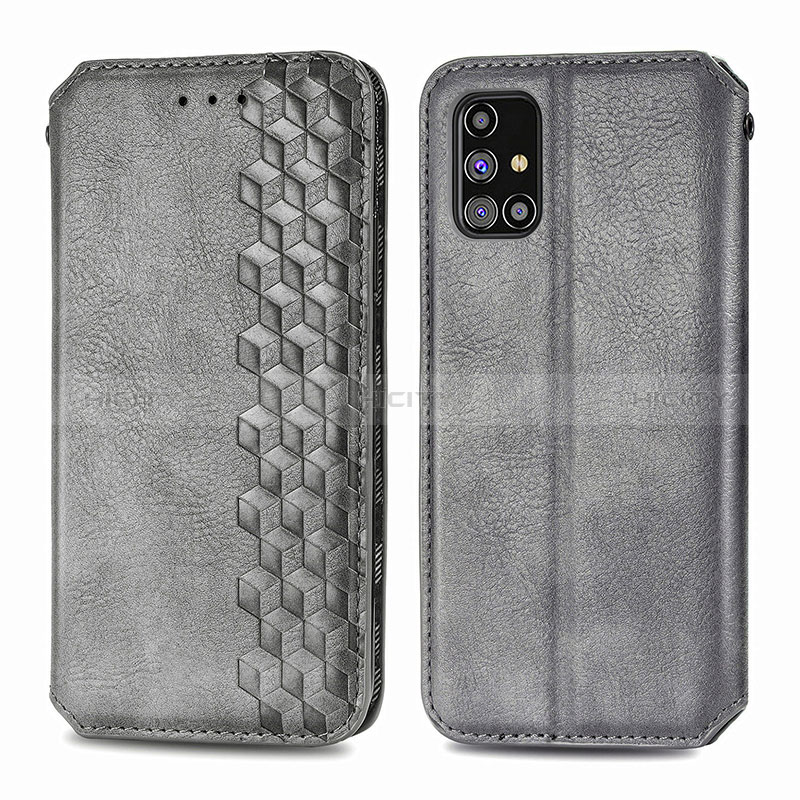 Coque Portefeuille Livre Cuir Etui Clapet S01D pour Samsung Galaxy M31s Plus