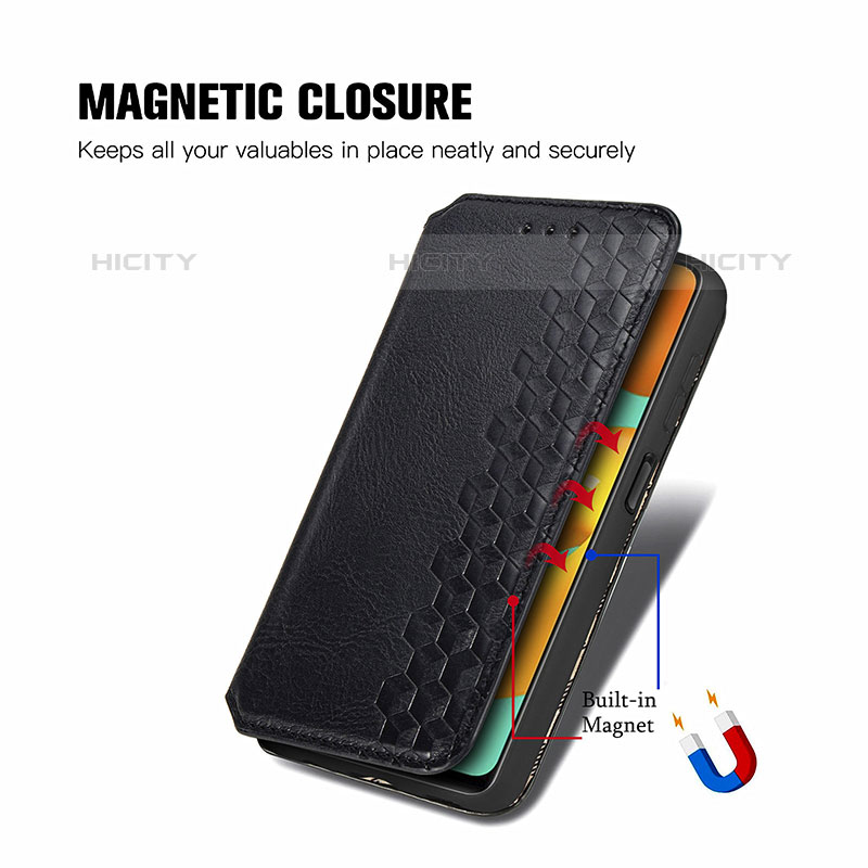 Coque Portefeuille Livre Cuir Etui Clapet S01D pour Samsung Galaxy M32 4G Plus