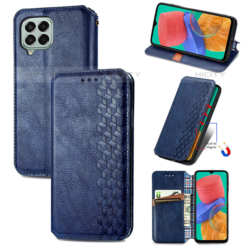 Coque Portefeuille Livre Cuir Etui Clapet S01D pour Samsung Galaxy M33 5G Plus