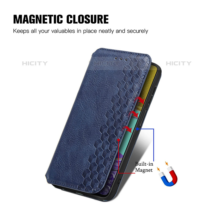 Coque Portefeuille Livre Cuir Etui Clapet S01D pour Samsung Galaxy M53 5G Plus