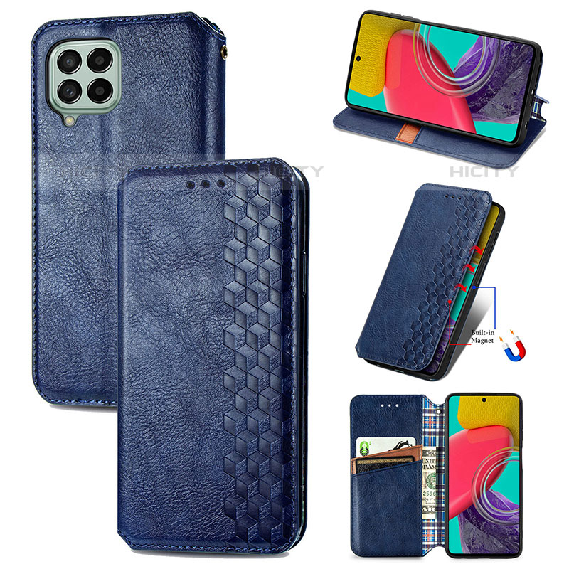 Coque Portefeuille Livre Cuir Etui Clapet S01D pour Samsung Galaxy M53 5G Plus