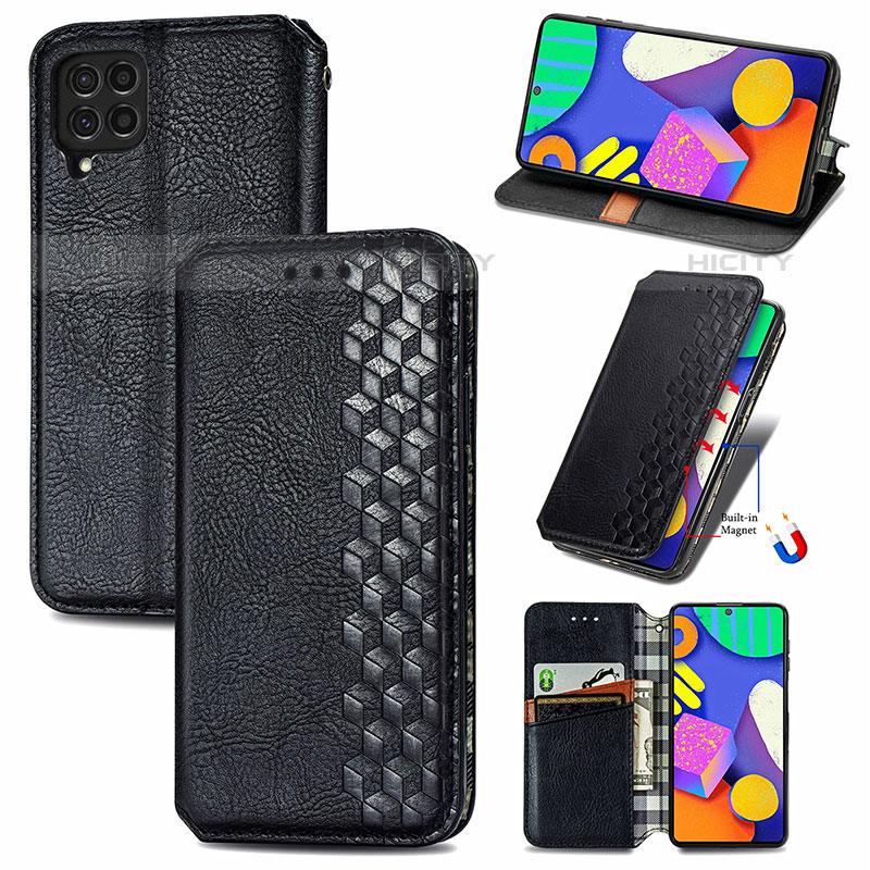 Coque Portefeuille Livre Cuir Etui Clapet S01D pour Samsung Galaxy M62 4G Plus