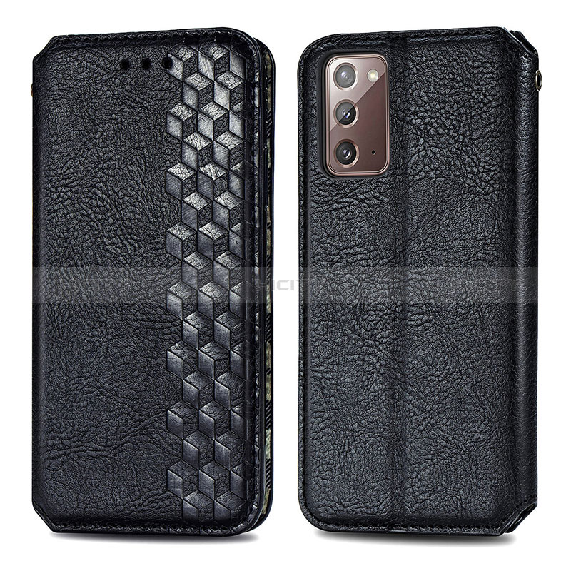 Coque Portefeuille Livre Cuir Etui Clapet S01D pour Samsung Galaxy Note 20 5G Plus