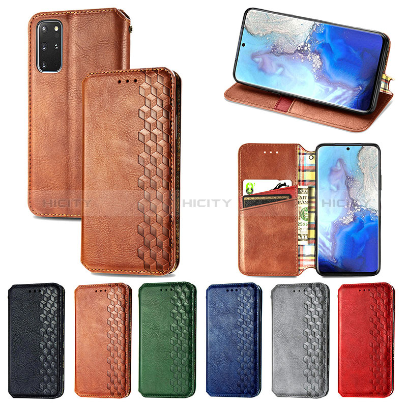 Coque Portefeuille Livre Cuir Etui Clapet S01D pour Samsung Galaxy S20 Plus Plus