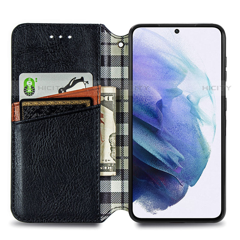 Coque Portefeuille Livre Cuir Etui Clapet S01D pour Samsung Galaxy S22 5G Plus