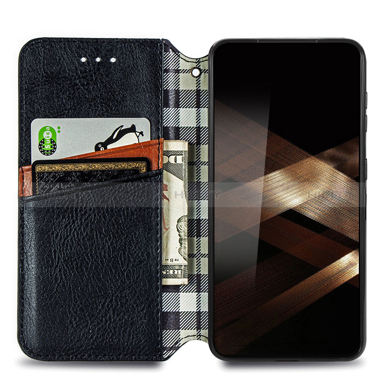 Coque Portefeuille Livre Cuir Etui Clapet S01D pour Samsung Galaxy S25 5G Plus