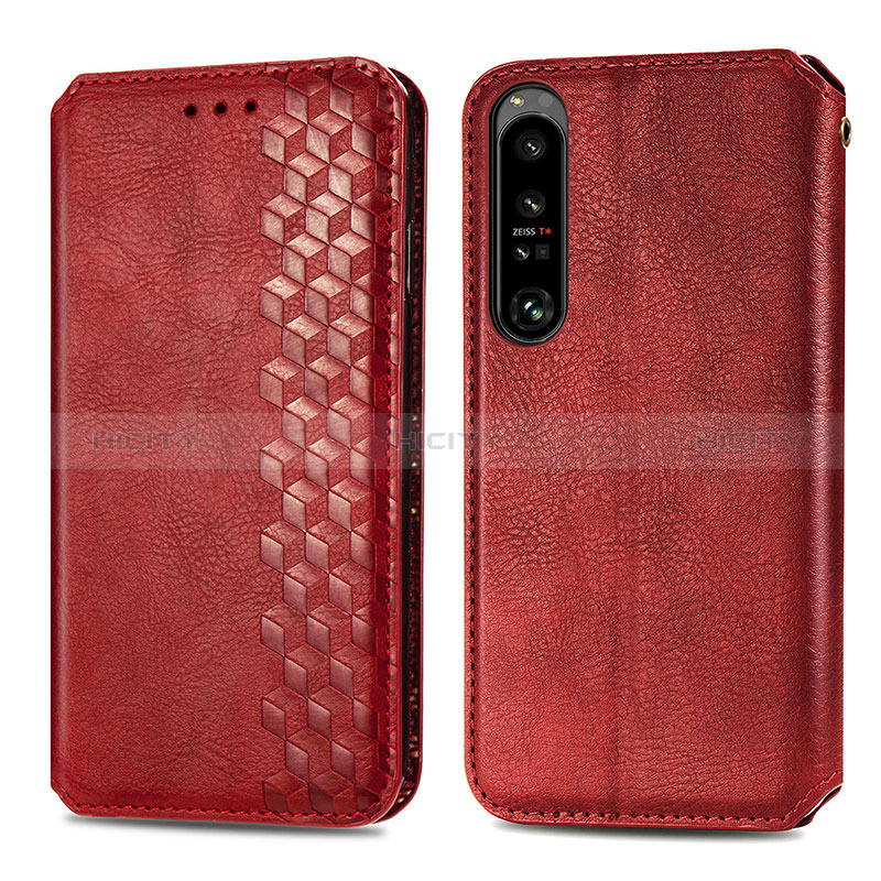 Coque Portefeuille Livre Cuir Etui Clapet S01D pour Sony Xperia 1 IV SO-51C Plus