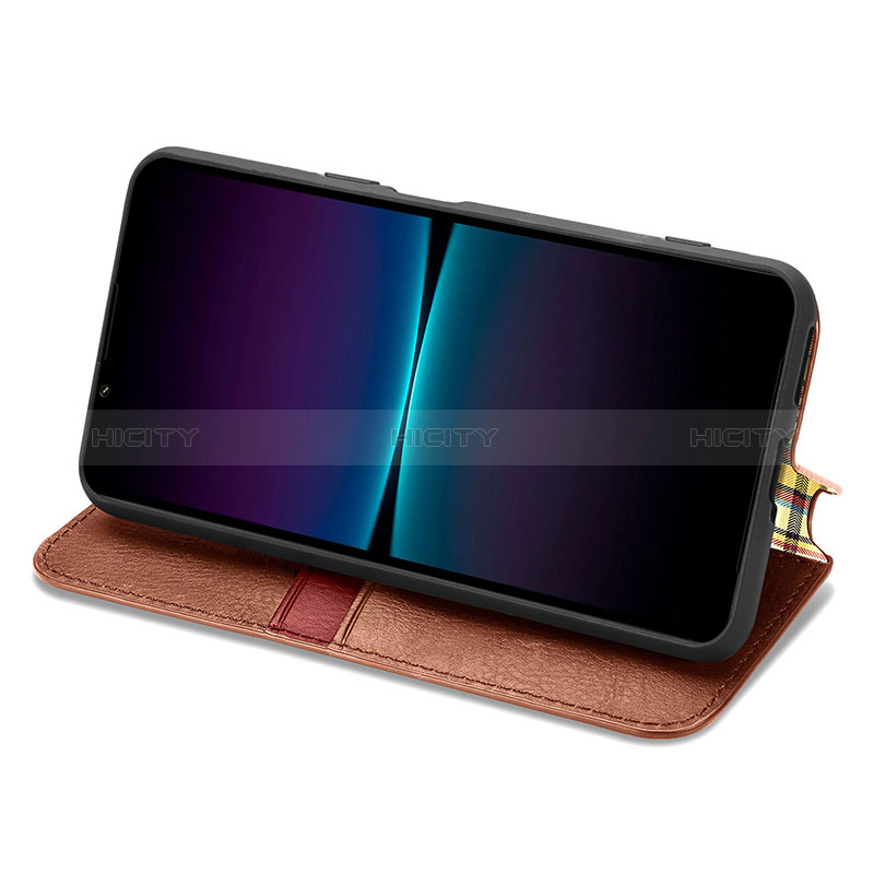 Coque Portefeuille Livre Cuir Etui Clapet S01D pour Sony Xperia 1 IV SO-51C Plus