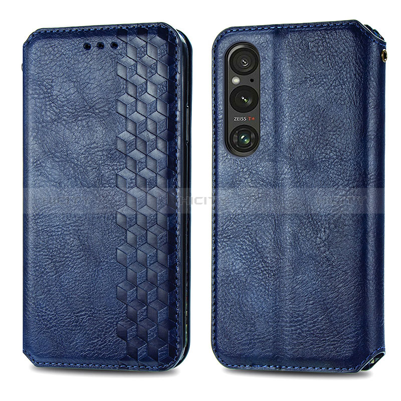 Coque Portefeuille Livre Cuir Etui Clapet S01D pour Sony Xperia 1 V Plus