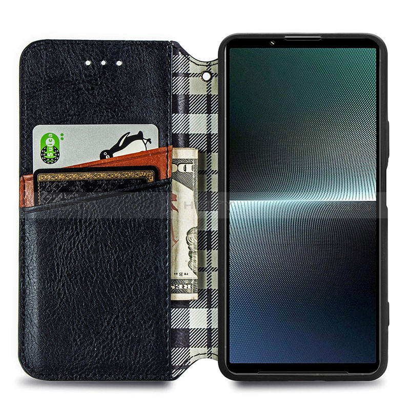 Coque Portefeuille Livre Cuir Etui Clapet S01D pour Sony Xperia 1 V Plus