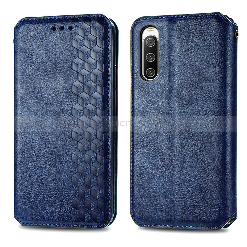 Coque Portefeuille Livre Cuir Etui Clapet S01D pour Sony Xperia 10 IV SO-52C Plus