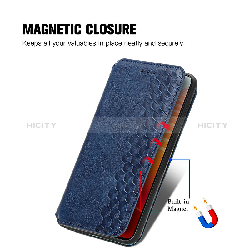 Coque Portefeuille Livre Cuir Etui Clapet S01D pour Vivo iQOO 10 5G Plus