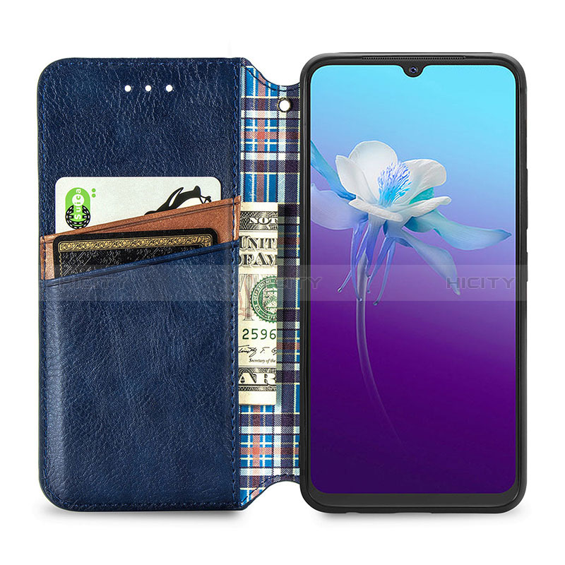 Coque Portefeuille Livre Cuir Etui Clapet S01D pour Vivo V20 Plus