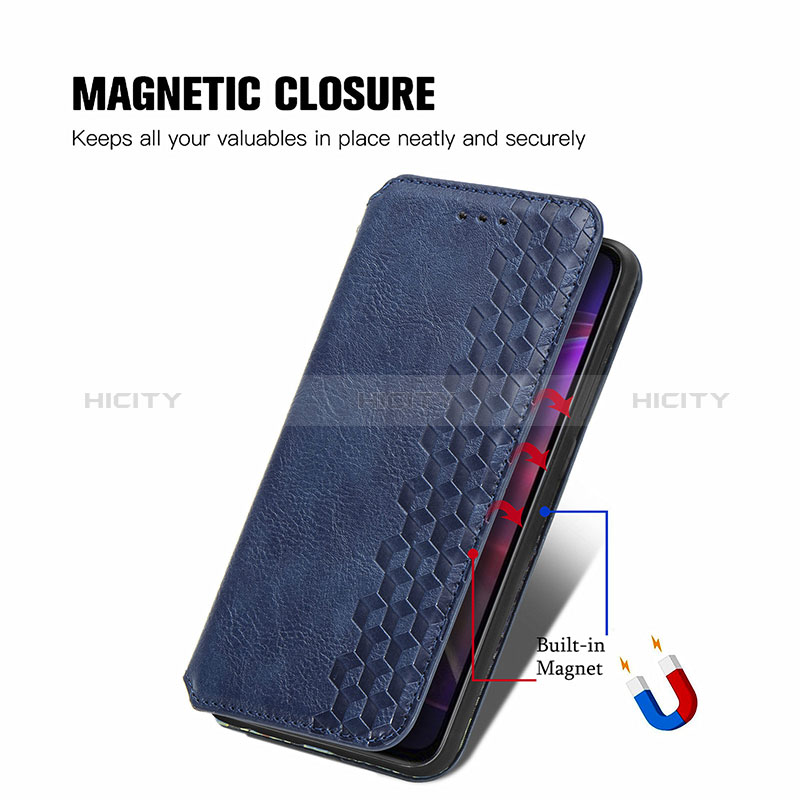 Coque Portefeuille Livre Cuir Etui Clapet S01D pour Vivo V21 5G Plus