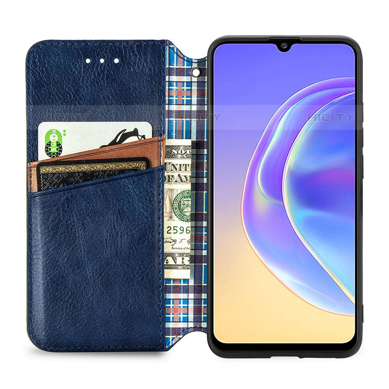 Coque Portefeuille Livre Cuir Etui Clapet S01D pour Vivo V21e 5G Plus