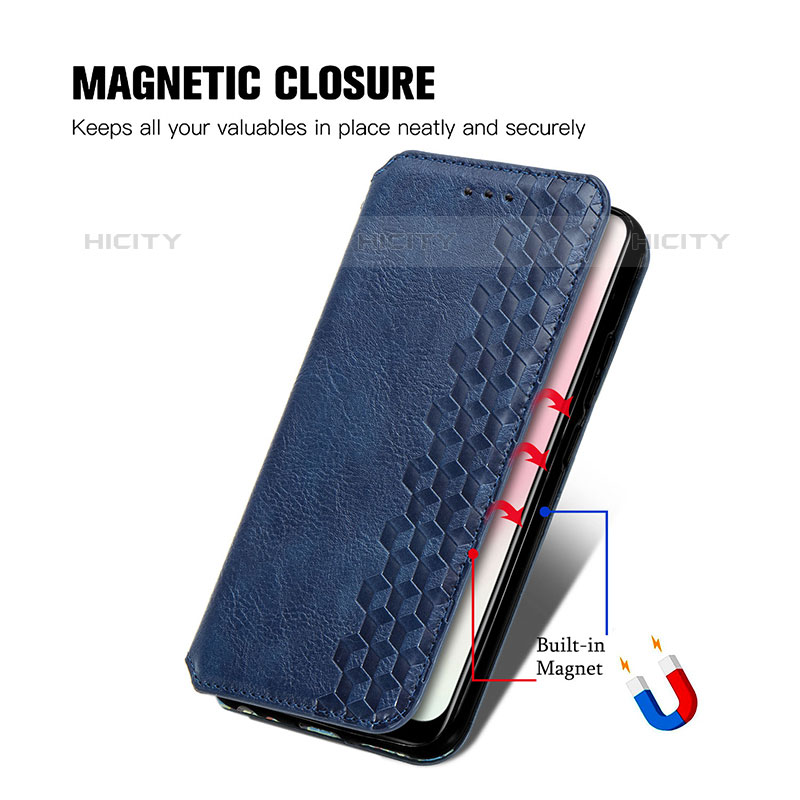 Coque Portefeuille Livre Cuir Etui Clapet S01D pour Vivo Y11 Plus