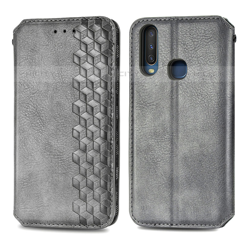 Coque Portefeuille Livre Cuir Etui Clapet S01D pour Vivo Y11 Plus