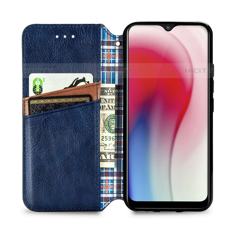 Coque Portefeuille Livre Cuir Etui Clapet S01D pour Vivo Y11 Plus