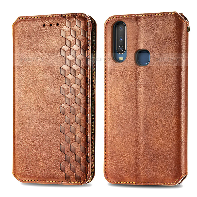 Coque Portefeuille Livre Cuir Etui Clapet S01D pour Vivo Y17 Plus