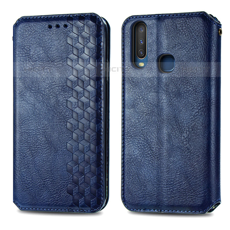 Coque Portefeuille Livre Cuir Etui Clapet S01D pour Vivo Y17 Plus