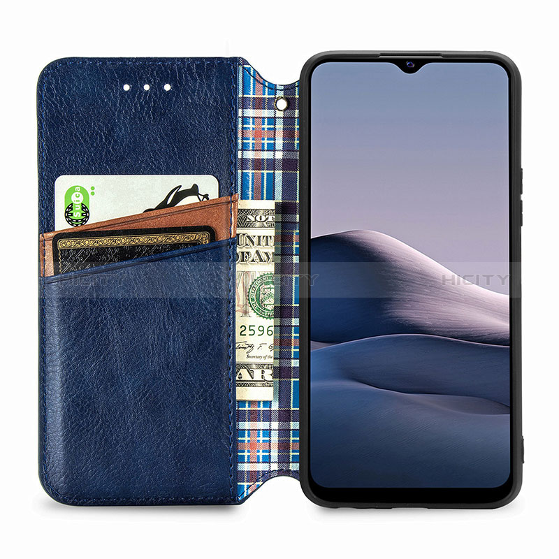 Coque Portefeuille Livre Cuir Etui Clapet S01D pour Vivo Y20 (2021) Plus