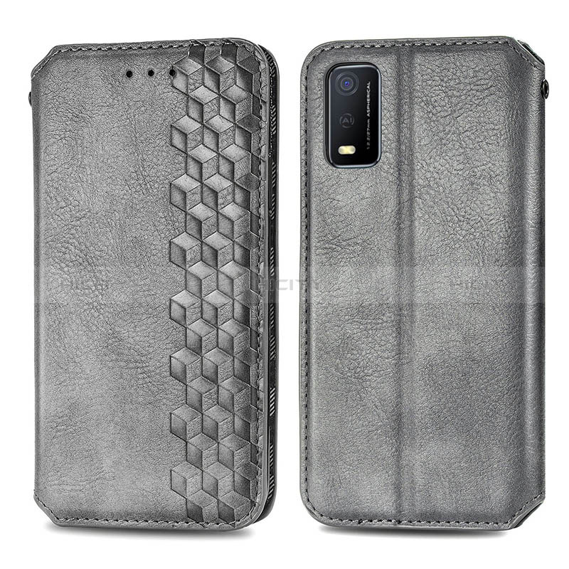 Coque Portefeuille Livre Cuir Etui Clapet S01D pour Vivo Y3s (2021) Plus