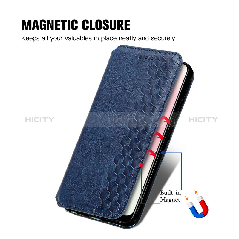 Coque Portefeuille Livre Cuir Etui Clapet S01D pour Vivo Y3s Plus