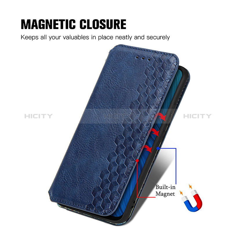 Coque Portefeuille Livre Cuir Etui Clapet S01D pour Vivo Y50 Plus