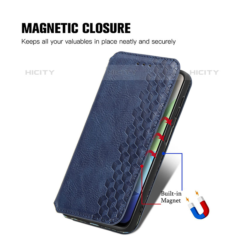 Coque Portefeuille Livre Cuir Etui Clapet S01D pour Vivo Y74s 5G Plus