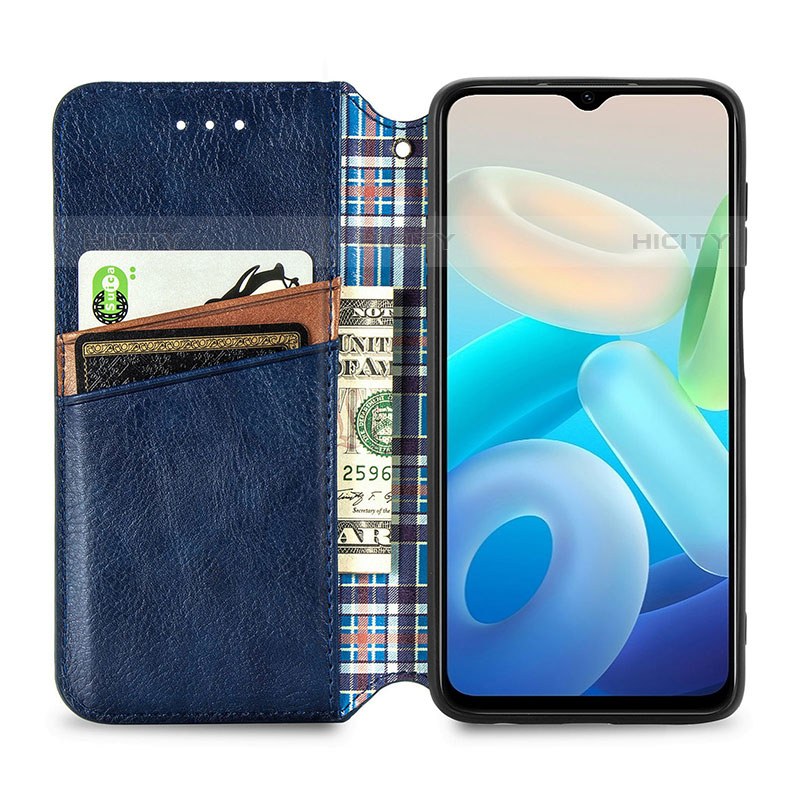 Coque Portefeuille Livre Cuir Etui Clapet S01D pour Vivo Y74s 5G Plus