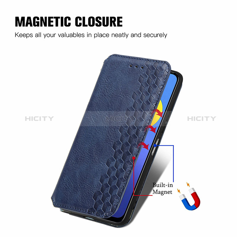 Coque Portefeuille Livre Cuir Etui Clapet S01D pour Vivo Y75s 5G Plus