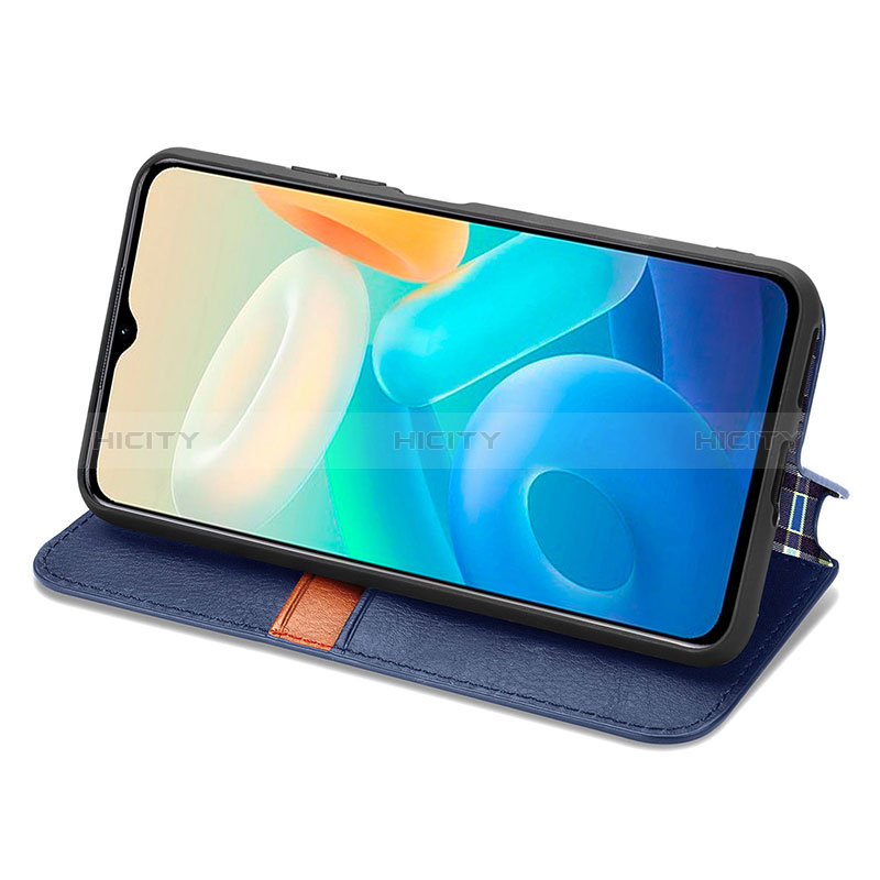 Coque Portefeuille Livre Cuir Etui Clapet S01D pour Vivo Y77 5G Plus