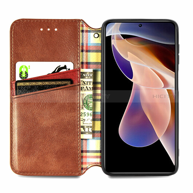 Coque Portefeuille Livre Cuir Etui Clapet S01D pour Xiaomi Mi 11i 5G (2022) Plus