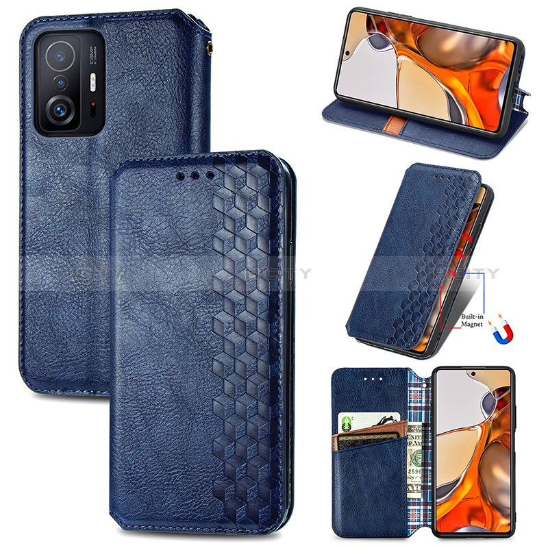 Coque Portefeuille Livre Cuir Etui Clapet S01D pour Xiaomi Mi 11T Pro 5G Plus