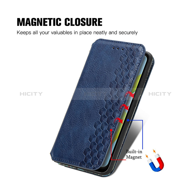 Coque Portefeuille Livre Cuir Etui Clapet S01D pour Xiaomi Poco C50 Plus